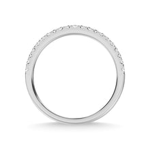 14K White Gold Diamond 1/5 Ct.Tw. Stackable Band