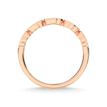 14K Rose Gold Diamond 1/5 Ct.Tw. Stackable Band