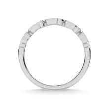 14K White Gold Diamond 1/5 Ct.Tw. Stackable Band