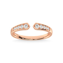 Diamond 1/5 Ct.Tw. Stackable Band in 10K Rose Gold