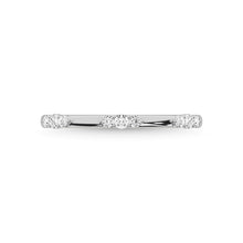 14K White Gold Diamond 1/6 Ct.Tw. Stackable Band