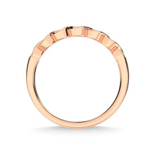 14K Rose Gold Diamond 1/20 Ct.Tw. Stackable Band