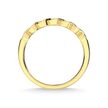 14K Yellow Gold Diamond 1/20 Ct.Tw. Stackable Band