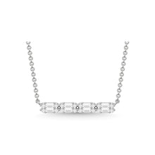 14K White Gold Diamond 1/4 Ct.Tw. Fashion Necklace