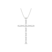 Diamond 1/4 Ct.Tw. Cross Pendant in 14K White Gold