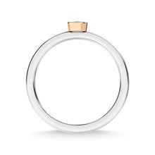 14K Two Tone Diamond 1/10 Ct.Tw. Anniversary Ring