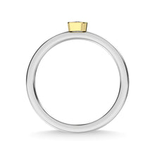 14K Two Tone Diamond 1/10 Ct.Tw. Anniversary Ring