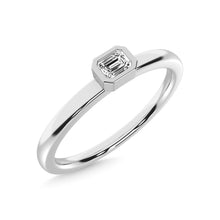 14K White Gold Diamond 1/10 Ct.Tw. Anniversary Ring - thediamondsq