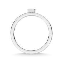 14K White Gold Diamond 1/10 Ct.Tw. Anniversary Ring - thediamondsq