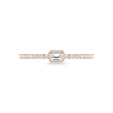 14K Rose Gold Diamond 1/4 Ct.Tw. Stackable Band