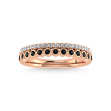 14K Rose Gold Diamond 1/3 Ct.Tw. Stackable Band