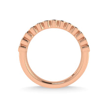 14K Rose Gold Diamond 1/3 Ct.Tw. Stackable Band