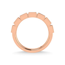 14K Rose Gold Diamond 1/4 Ct.Tw. Stackable Band