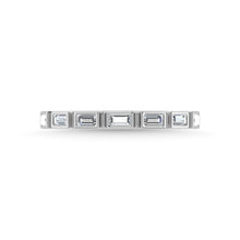 14K White Gold Diamond 1/4 Ct.Tw. Stackable Band