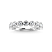 14K White Gold Diamond 1/2 Ct.Tw. Stackable Band
