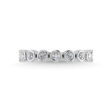 14K White Gold Diamond 1/2 Ct.Tw. Stackable Band