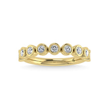 14K Yellow Gold Diamond 1/2 Ct.Tw. Stackable Band