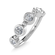 14K White Gold Diamond 1/2 Ct.Tw. Stackable Band