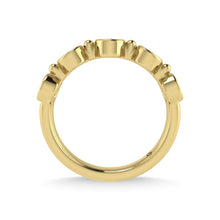 14K Yellow Gold Diamond 1/2 Ct.Tw. Stackable Band