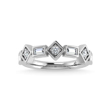 14K White Gold Diamond 1/2 Ct.Tw. Stackable Band