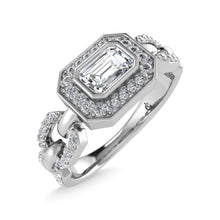 14K White Gold Diamond  1/2 Ct.Tw. Fashion Ring