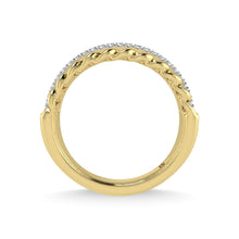 14K Yellow Gold Diamond 1/8 Ct.Tw. Fashion Ring