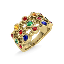14K Yellow Gold Diamond 1 Ct.Tw. Fashion Ring