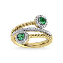 14K Yellow Gold Diamond 7/8 Ct.Tw. Fashion Ring