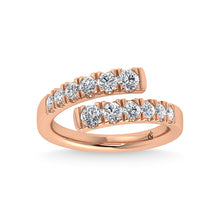 14K Rose Gold Diamond 7/8 Ct.Tw. Fashion Ring