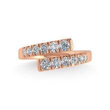 14K Rose Gold Diamond 7/8 Ct.Tw. Fashion Ring