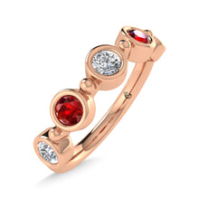 14K White Gold Diamond 5/8 Ct.Tw. Stackable Band