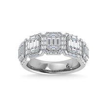 14K White Gold Diamond 7/8 Ct.Tw. Fashion Ring