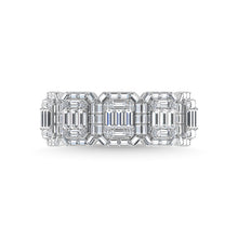14K White Gold Diamond 7/8 Ct.Tw. Fashion Ring