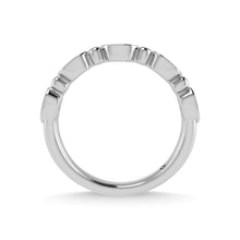 14K White Gold Diamond 1/20 Ct.Tw. Stackable Band