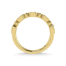 14K Yellow Gold Diamond 1/20 Ct.Tw. Stackable Band