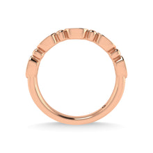 14K Rose Gold Diamond 1/20 Ct.Tw. Stackable Band