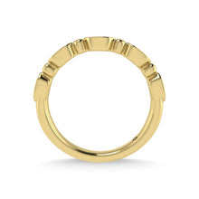 14K Yellow Gold Diamond 1/20 Ct.Tw. Stackable Band