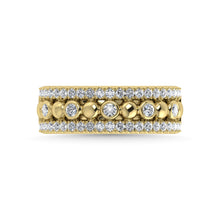 14K Two Tone Diamond 1/2 Ct.Tw. Fashion Ring