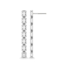 14K White Gold Diamond 1 1/2 Ct.Tw. Fashion Earrings