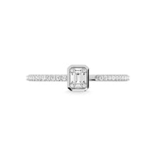 14K White Gold Diamond 1/6 Ct.Tw. Fashion Ring - thediamondsq