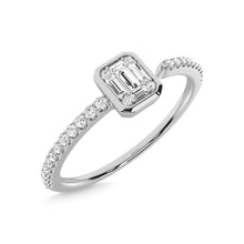14K White Gold Diamond 1/6 Ct.Tw. Fashion Ring - thediamondsq