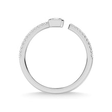 14K White Gold Diamond 1/6 Ct.Tw. Fashion Ring - thediamondsq