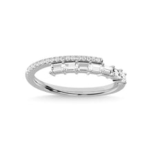 14K White Gold Diamond 1/3 Ct.Tw. Fashion Ring - thediamondsq
