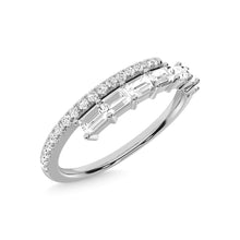 14K White Gold Diamond 1/3 Ct.Tw. Fashion Ring - thediamondsq