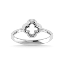 14K White Gold Diamond 1/6 Ct.Tw. Fashion Ring