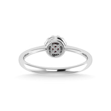 14K White Gold Ruby and Diamond 1/3 Ct.Tw. Fashion Ring