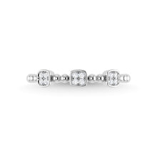 14K White Gold Diamond 1/10 Ct.Tw. Stackable Band
