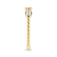14K Yellow Gold Diamond 1/10 Ct.Tw. Stackable Band