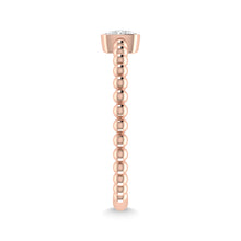 14K Rose Gold Diamond 1/20 Ct.Tw. Stackable Band
