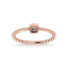 14K Rose Gold Diamond 1/20 Ct.Tw. Stackable Band